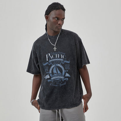 Unisex Vintage Solid Wash T-Shirts 2305101921