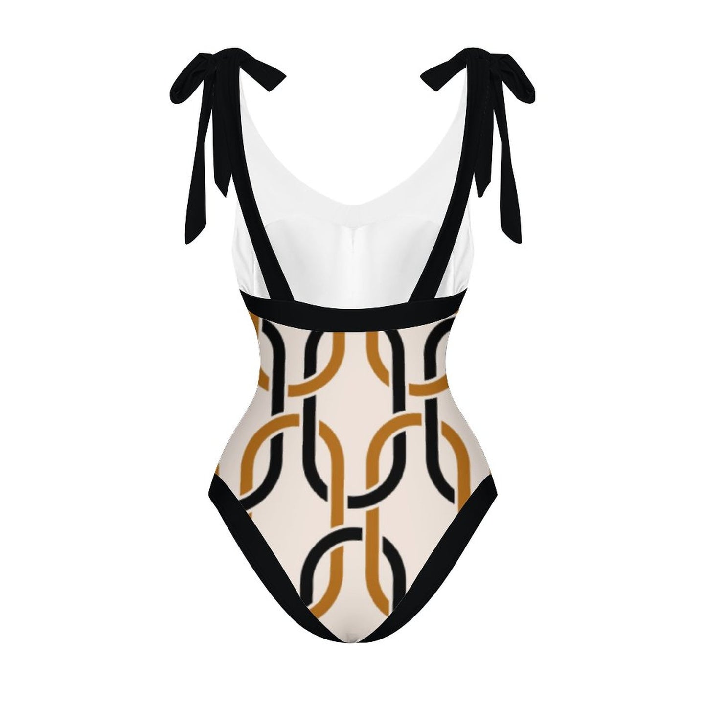 Casual Printed One-Piece Swimsuit And Cover Up 2305104142