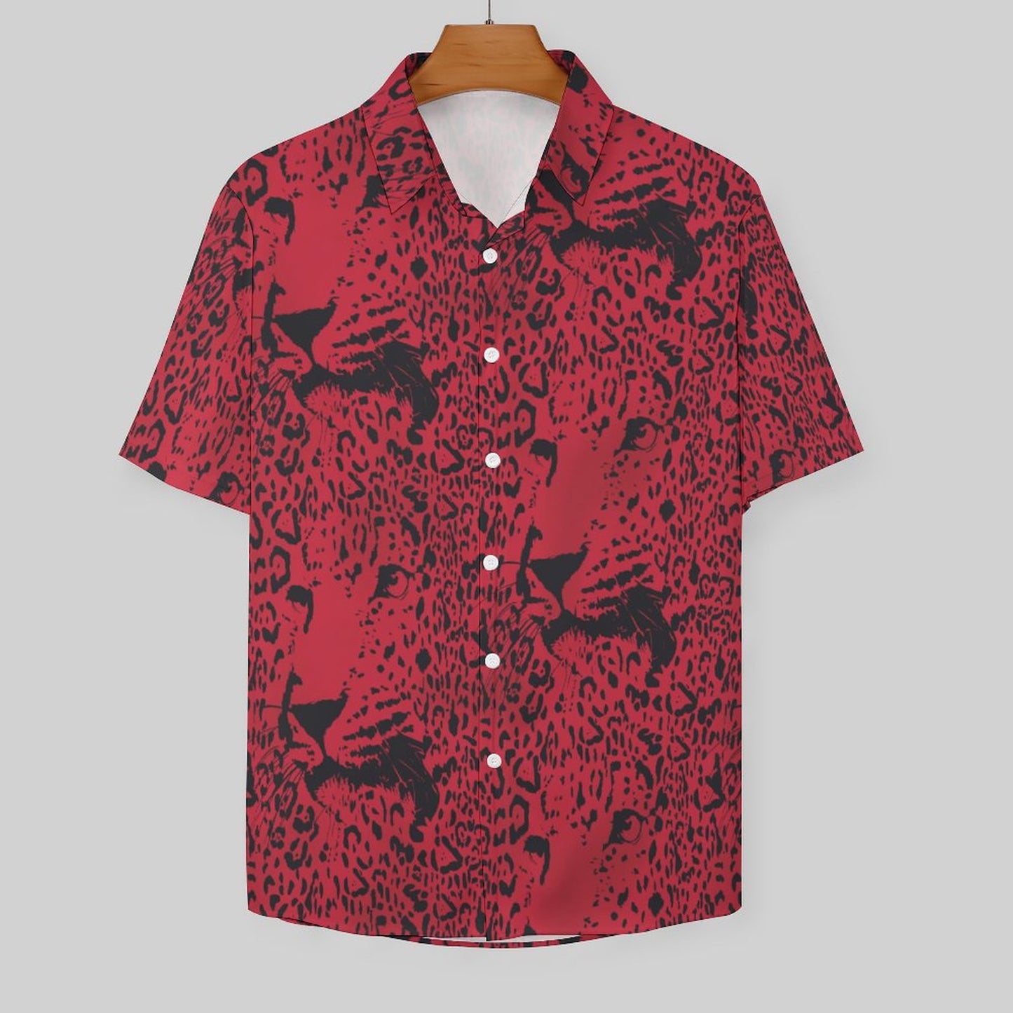 Men's Fashion Casual Printed Short Sleeve Shirts 2305107068