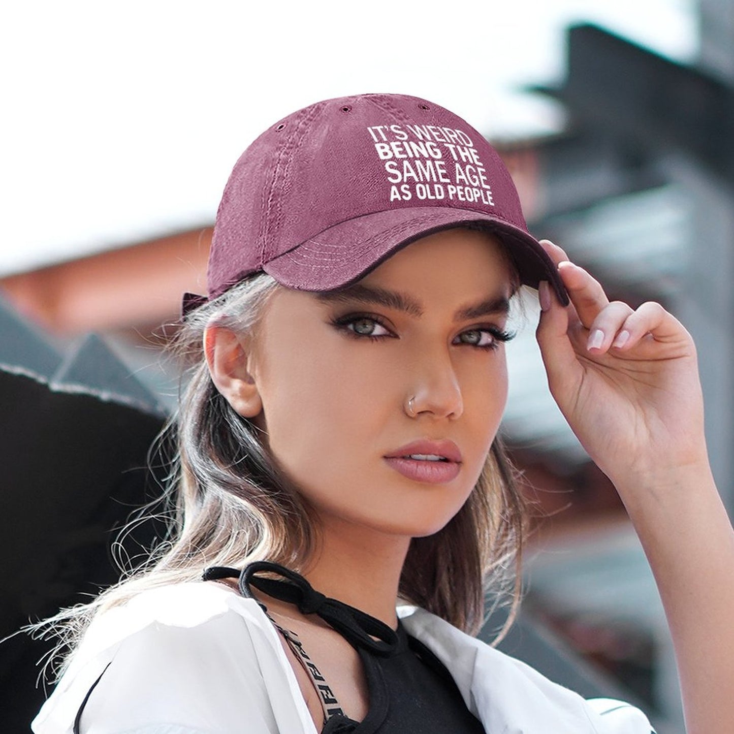 JOC Washed Denim Baseball Cap 2305101886