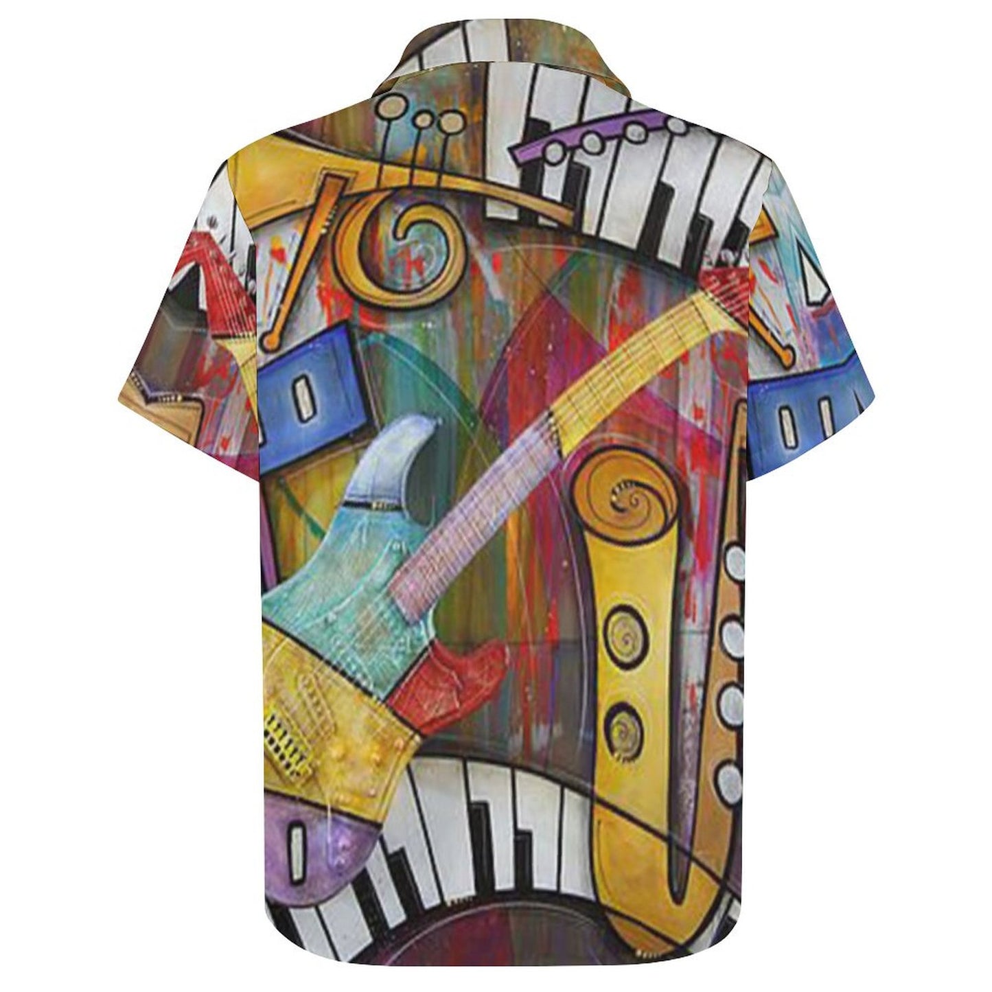 Men's Hawaiian Print Resort Shirt 2305102030