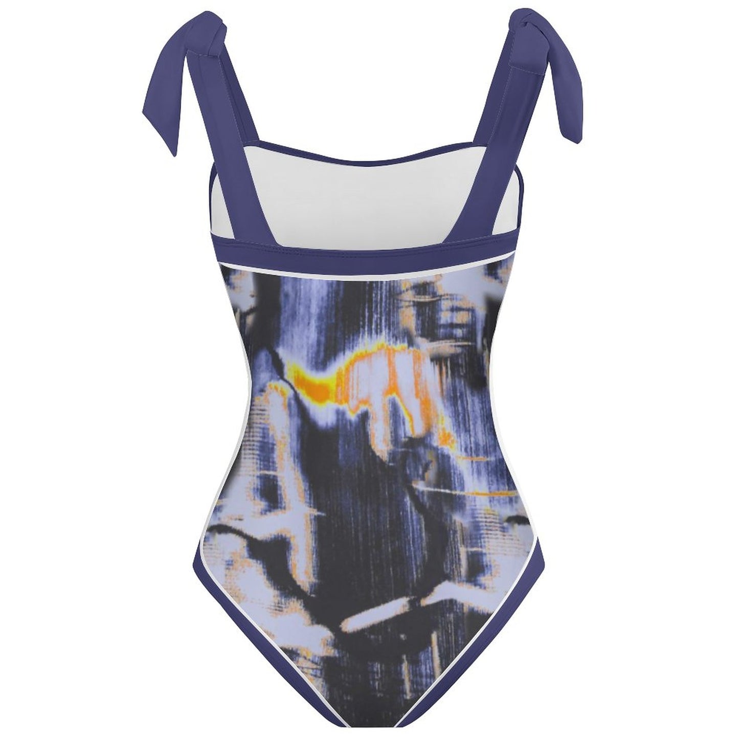 Fashion Printed One Piece Swimsuit And Cover Up 2305104442