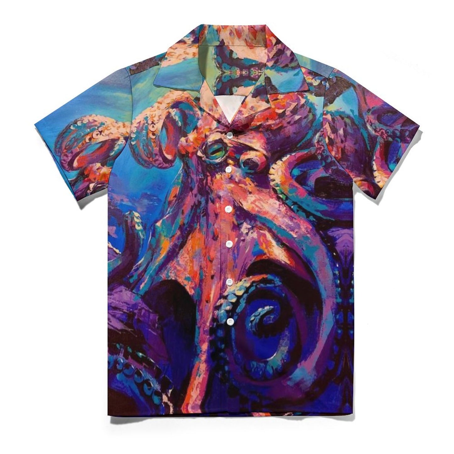 Men's Hawaiian Print Casual Shirt 2304108698