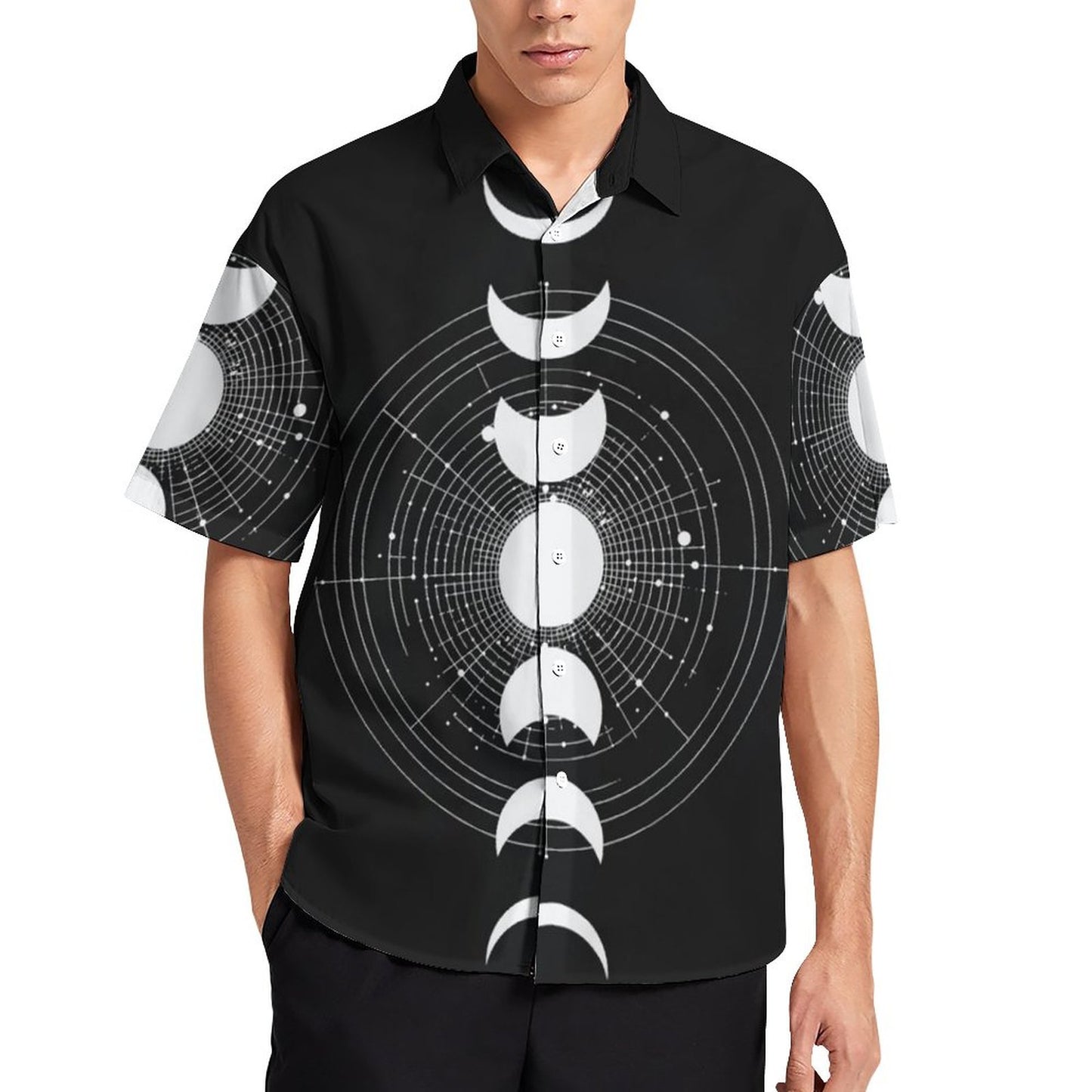 Men's Fashion Casual Printed Short Sleeve Shirts 2306101049