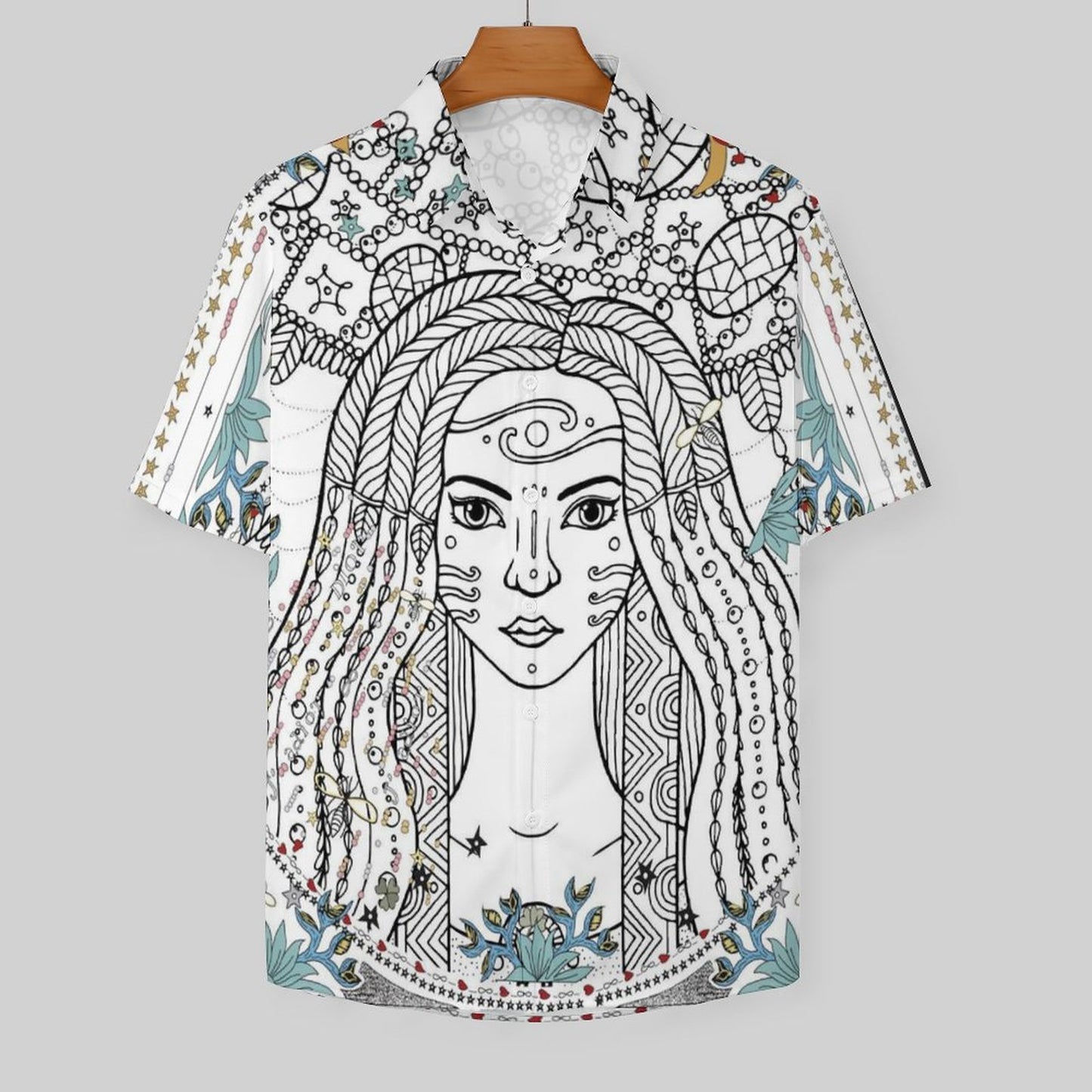 Men's Fashion Casual Printed Short Sleeve Shirts 2306101334
