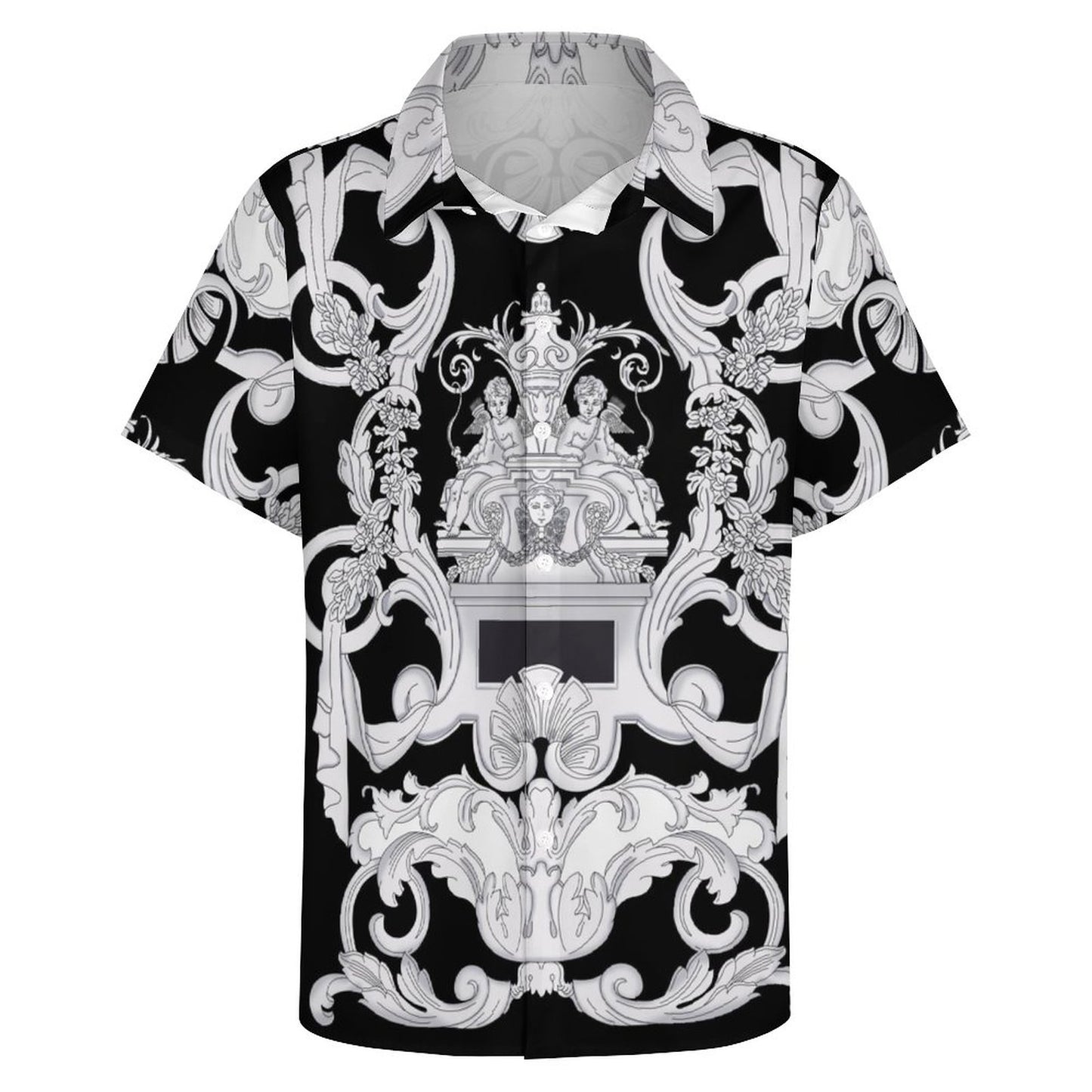 Men's Fashion Casual Printed Short Sleeve Shirts 2306100019