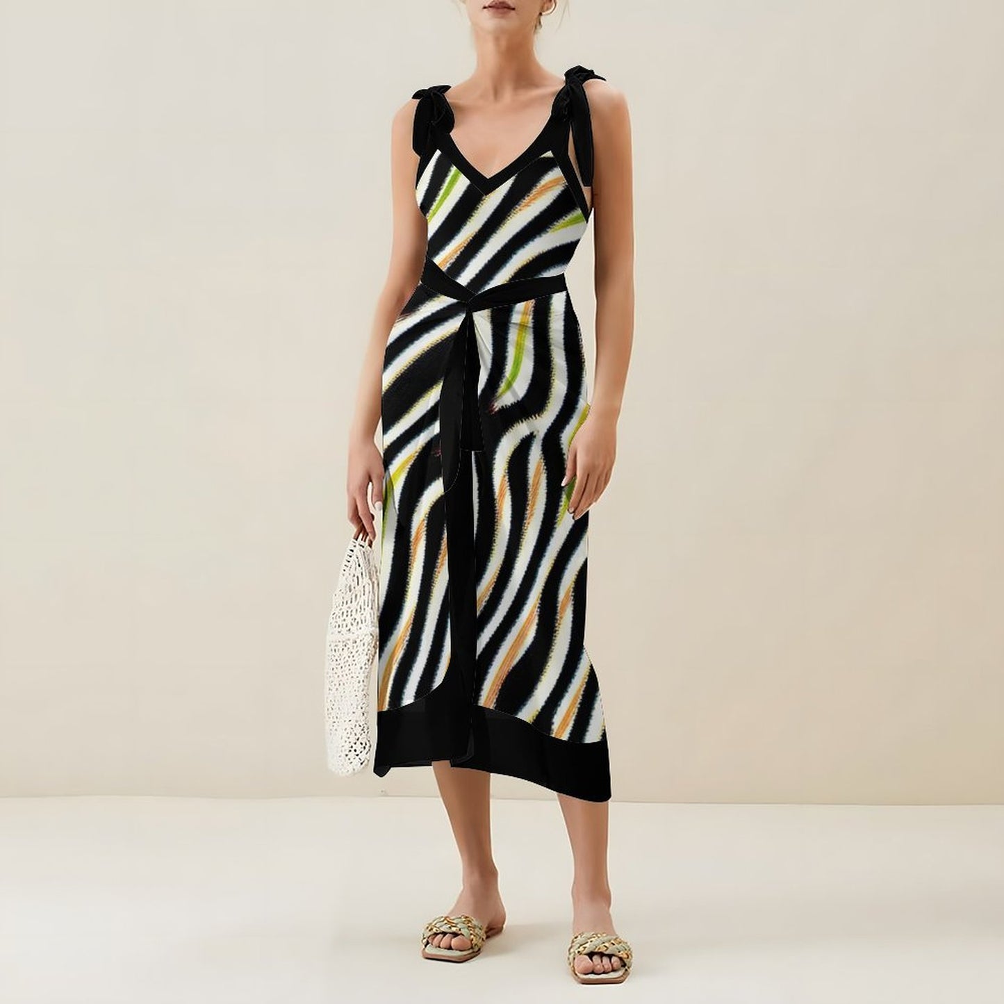 Casual Printed One-Piece Swimsuit And Cover Up 2305102448