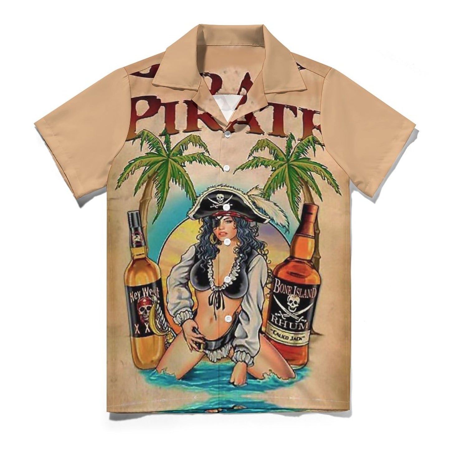 Men's Hawaiian Casual Short Sleeve Shirt 2305102625