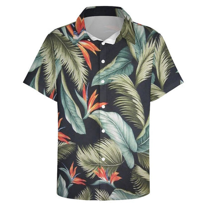 Men's Hawaiian Print Resort Shirt 2305101467