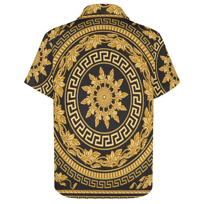 Men's Fashion Casual Printed Short Sleeve Shirts 2306100953