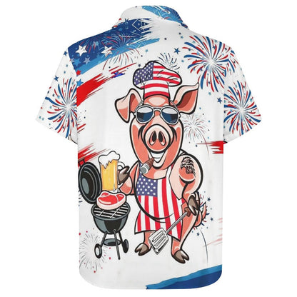 Men's Hawaiian Casual Short Sleeve Shirt 2306105795