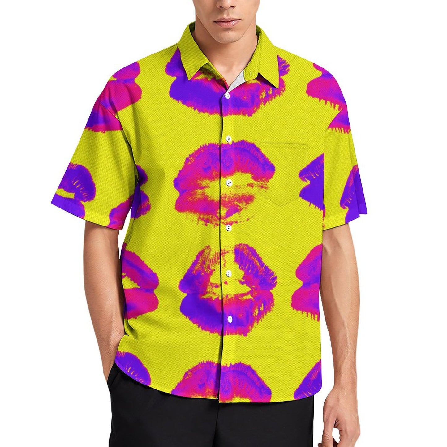 Men's Hawaiian Casual Short Sleeve Shirt 2306105792