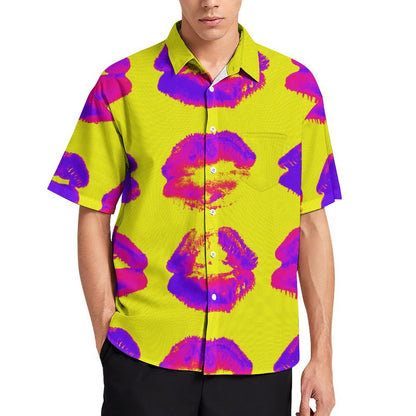 Men's Hawaiian Casual Short Sleeve Shirt 2306105792