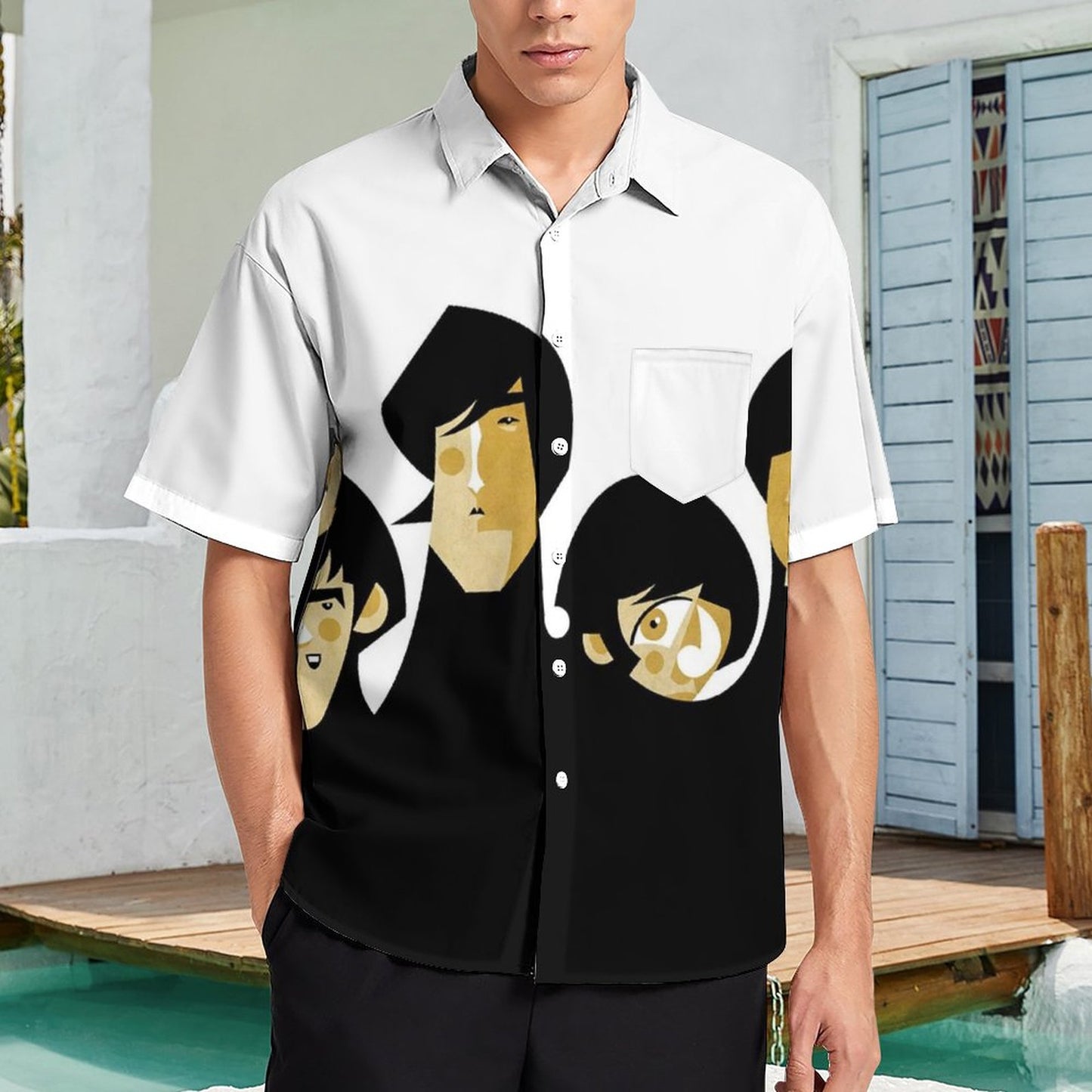 Men's Hawaiian Casual Short Sleeve Shirt 2306104148