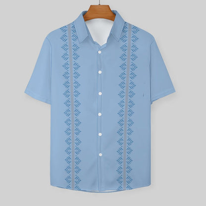 Geometric Print Hawaiian Men's Casual Shirt