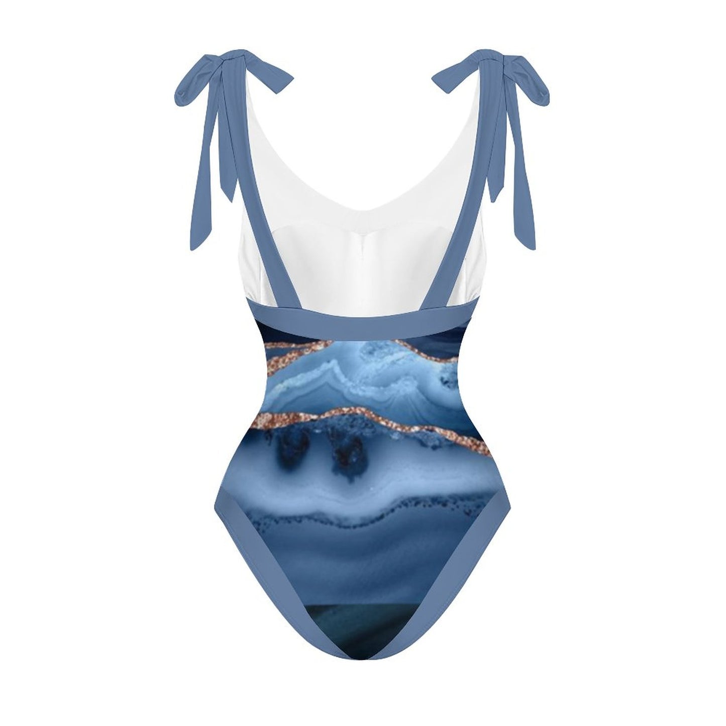 Casual Printed One-Piece Swimsuit And Cover Up 2305102701