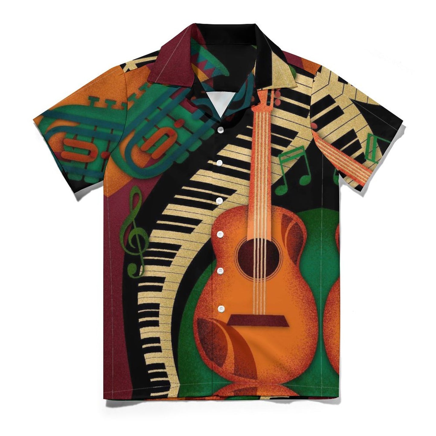 Men's Hawaiian Casual Short Sleeve Shirt 2305102124