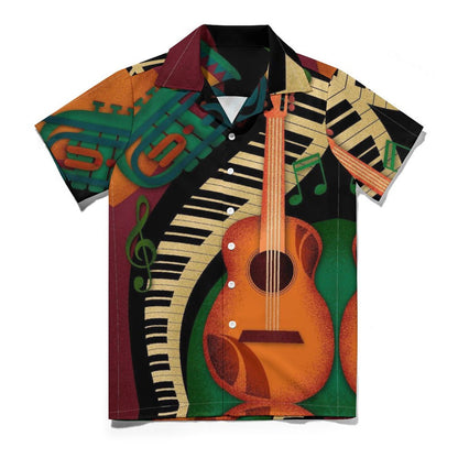 Men's Hawaiian Casual Short Sleeve Shirt 2305102124