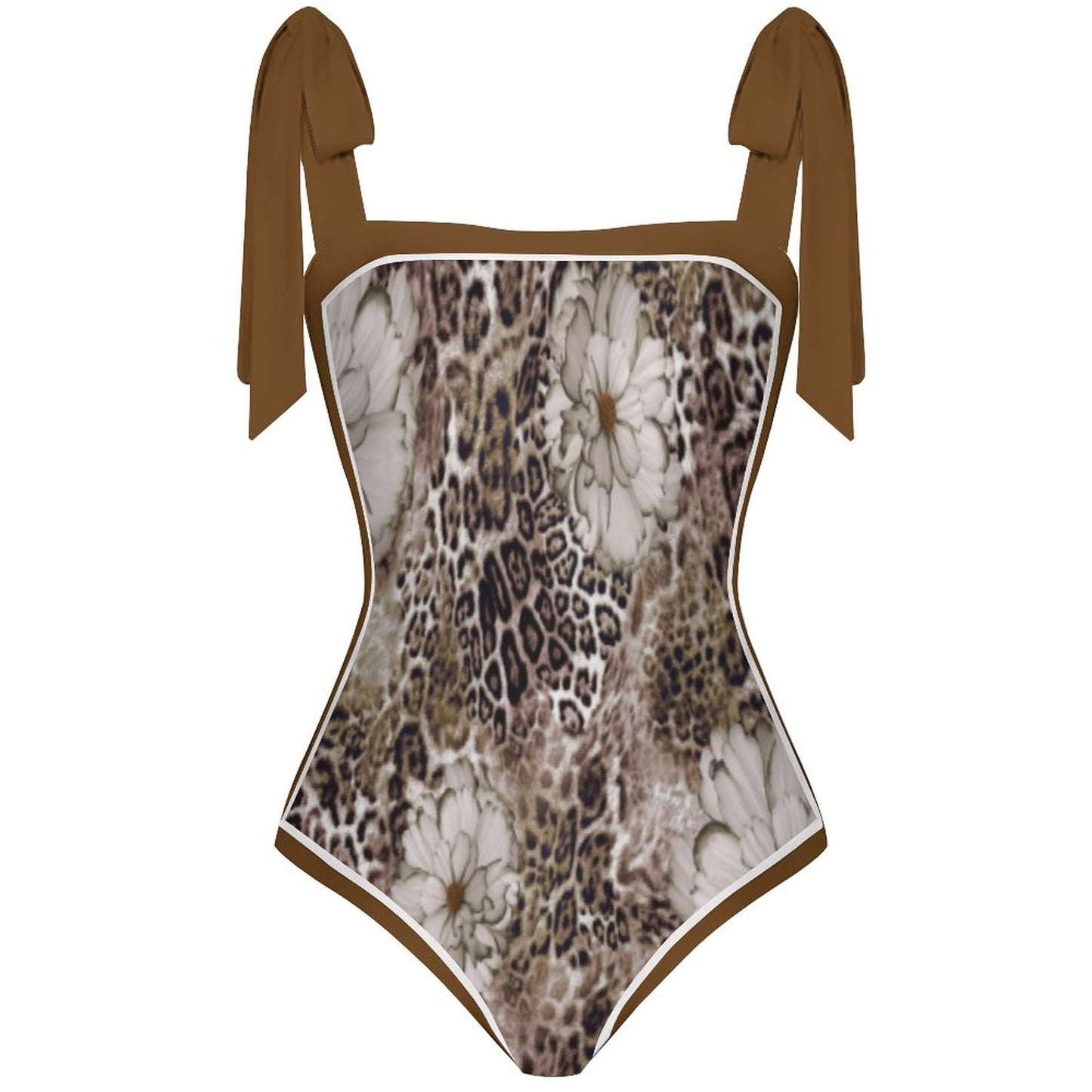 Fashion Printed One Piece Swimsuit And Cover Up 2305104445