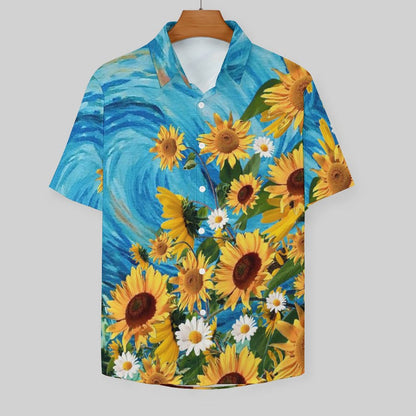 Men's Hawaiian Print Resort Shirt 2305101773
