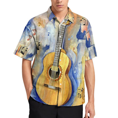 Men's Hawaiian Print Resort Shirt 2305102025
