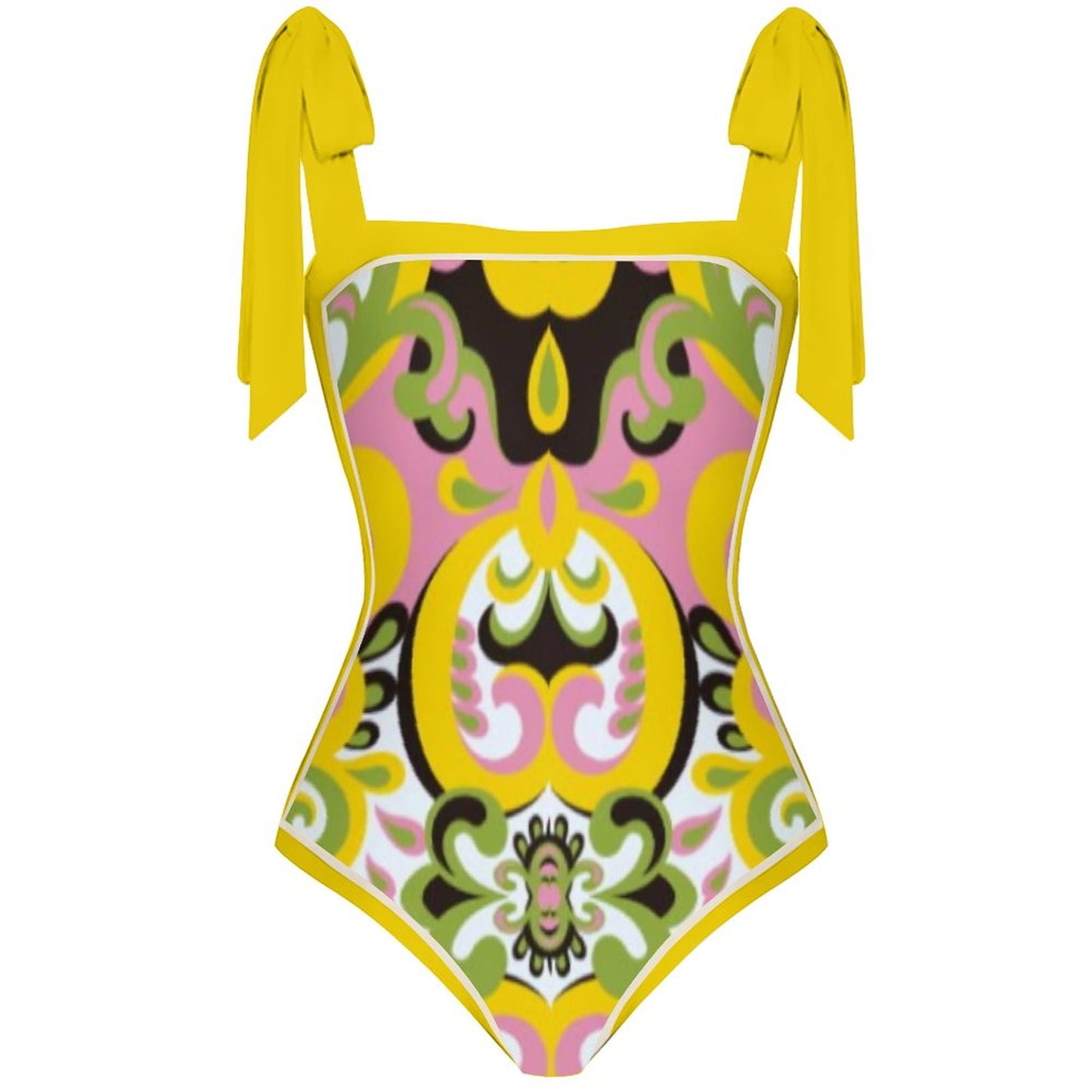Fashion Printed One Piece Swimsuit And Cover Up 2305106419