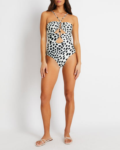 Bossa Lace-Up One Piece