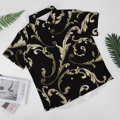Men's Fashion Casual Printed Short Sleeve Shirts 2306100459