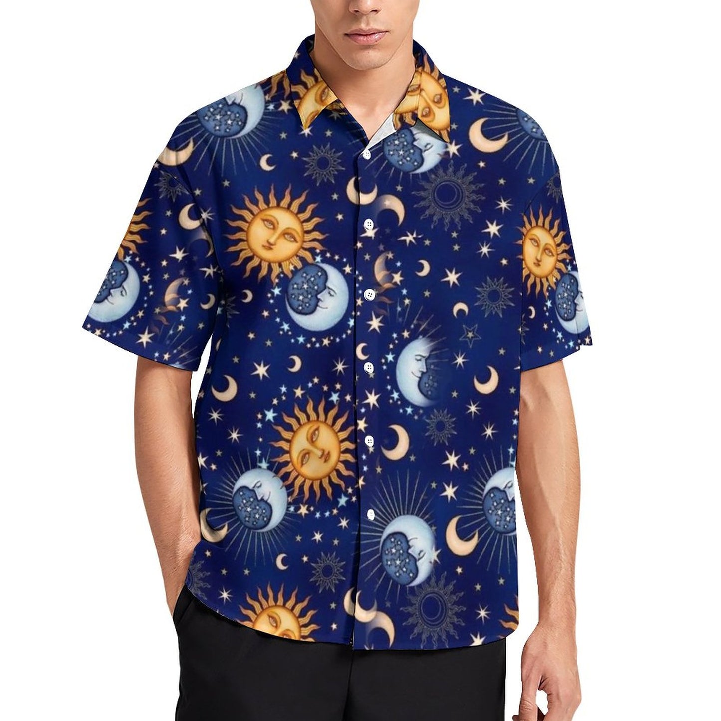 Men's Fashion Casual Printed Short Sleeve Shirts 2306100970