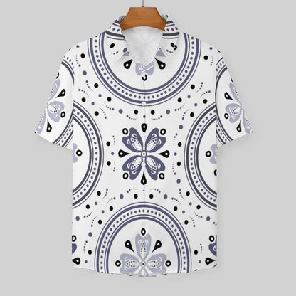 Men's Fashion Casual Printed Short Sleeve Shirts 2306100446