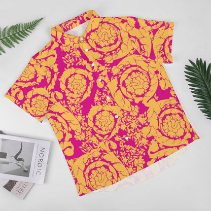 Men's Fashion Casual Printed Short Sleeve Shirts 2306100020