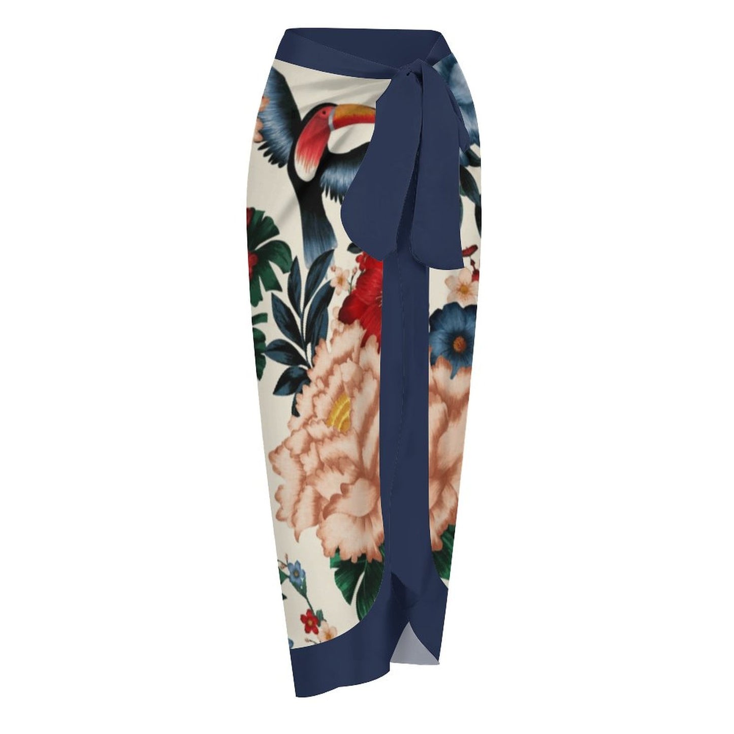 Casual Printed One-Piece Swimsuit And Cover Up 2305104408