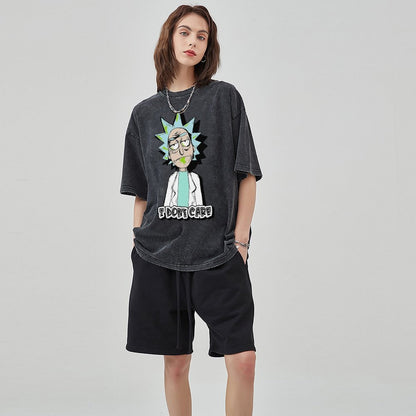 Unisex Vintage Solid Wash T-Shirts 2305103527