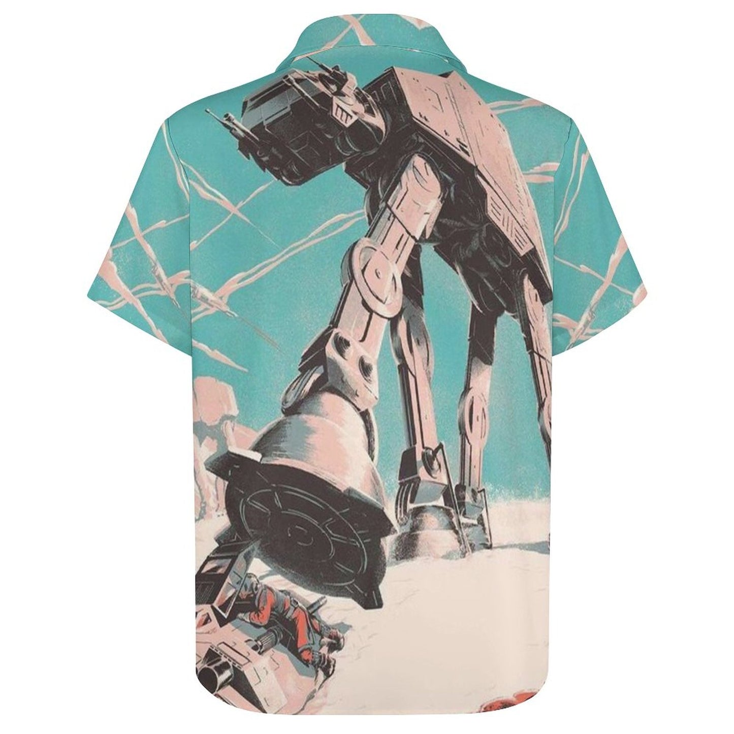 Men's Fashion Casual Printed Short Sleeve Shirts 2306101603