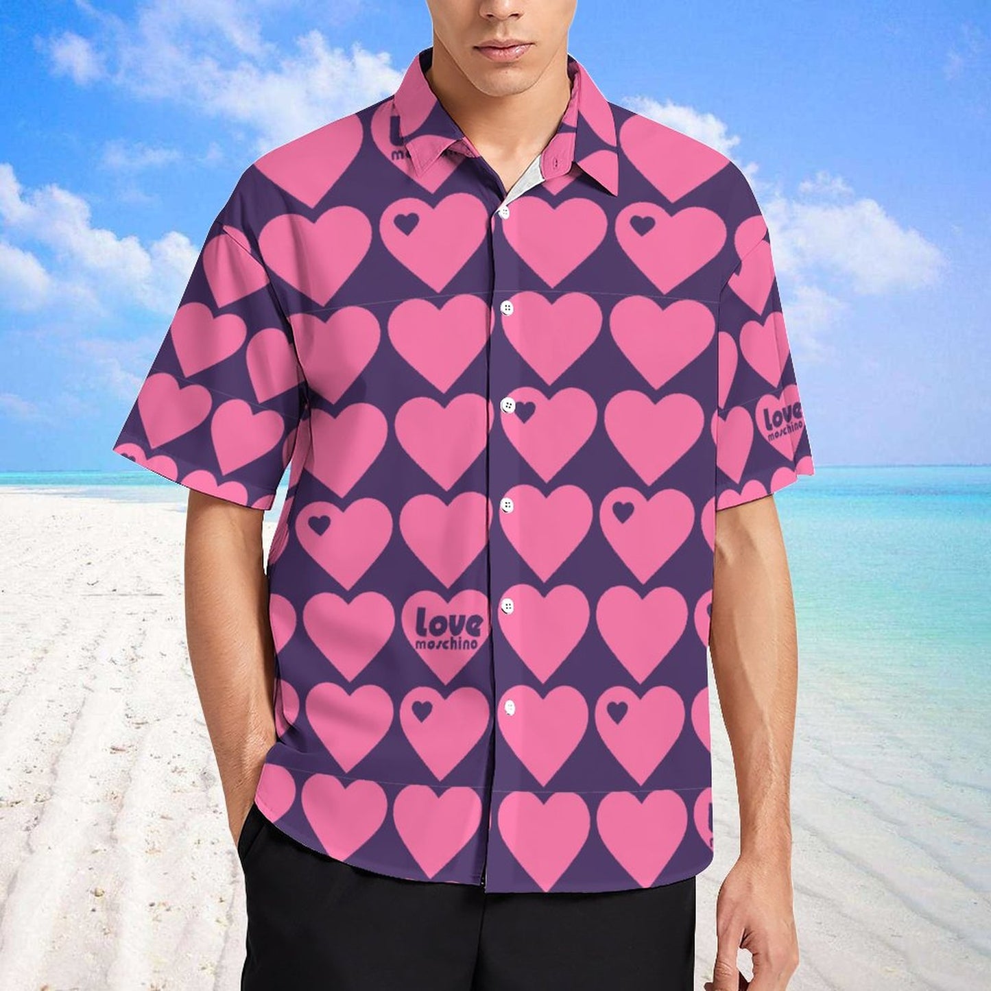 Men's Fashion Casual Printed Short Sleeve Shirts 2305107052