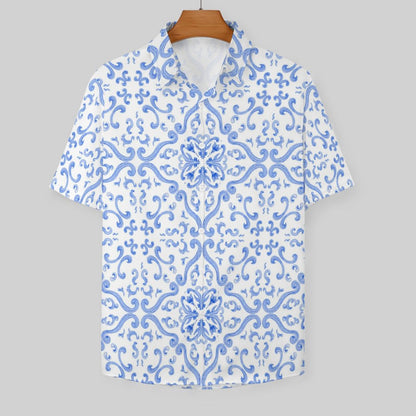 Men's Fashion Casual Printed Short Sleeve Shirts 2306100451
