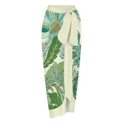 Casual Printed One Piece Swimsuit And Cover Up 2306103035