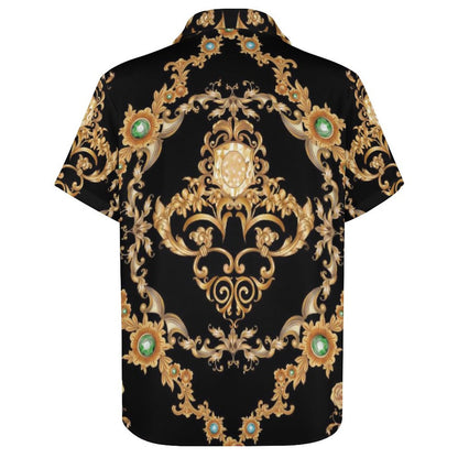 Men's Fashion Casual Printed Short Sleeve Shirts 2306100961