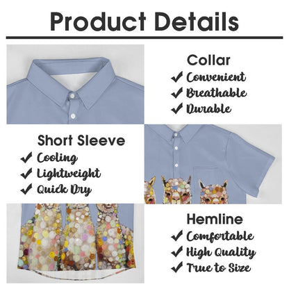 Men's Hawaiian Casual Short Sleeve Shirt 2306105805