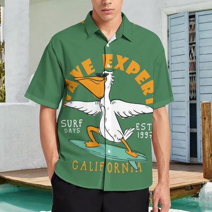 Men's Hawaiian Print Resort Shirt 2305103723