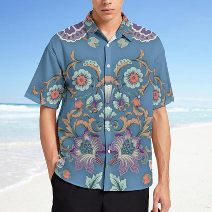 Men's Fashion Casual Printed Short Sleeve Shirts 2306100464