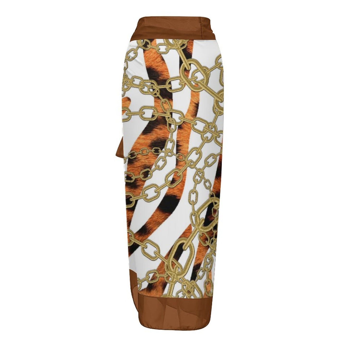 Casual Printed One-Piece Swimsuit And Cover Up 2305102689