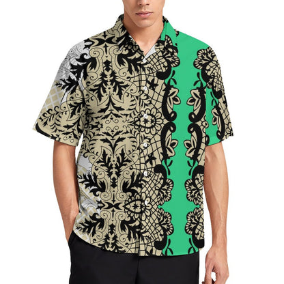 Men's Fashion Casual Printed Short Sleeve Shirts 2306101116