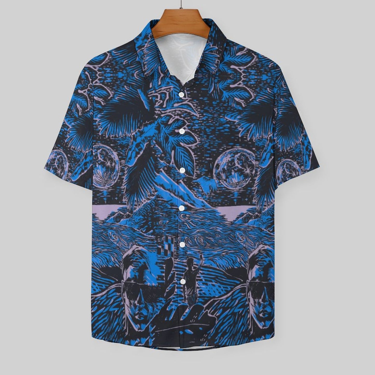 Men's Hawaiian Casual Short Sleeve Shirt 2306105301