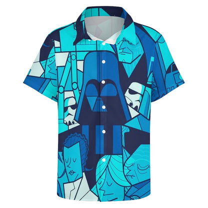 Men's Fashion Casual Printed Short Sleeve Shirts 2306101601