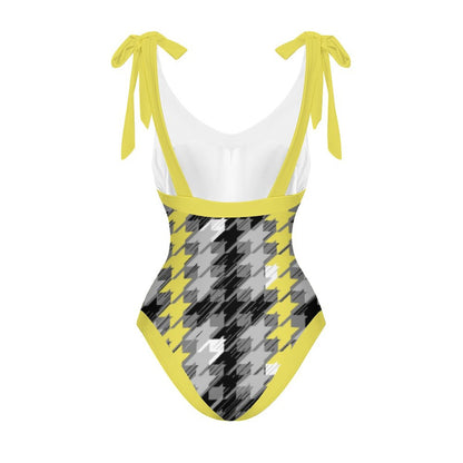 Casual Printed One-Piece Swimsuit And Cover Up 2305102484