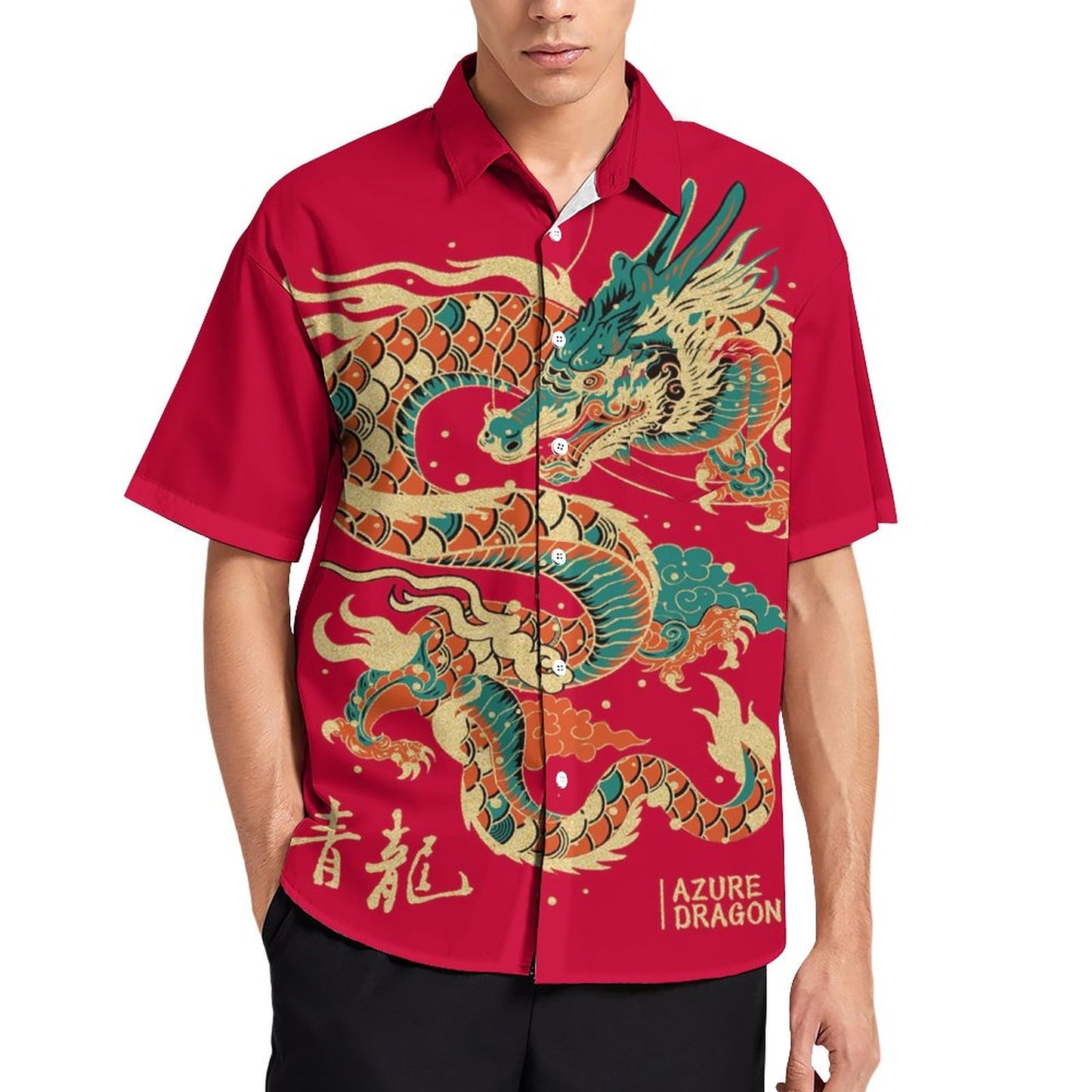 Men's Hawaiian Casual Short Sleeve Shirt 2306103805