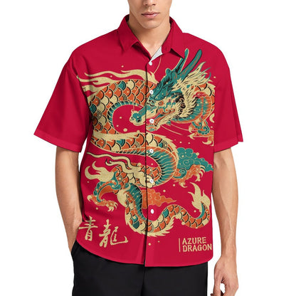 Men's Hawaiian Casual Short Sleeve Shirt 2306103805