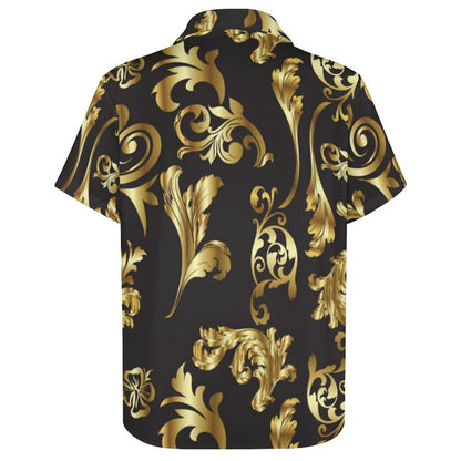 Men's Fashion Casual Printed Short Sleeve Shirts 2306100030