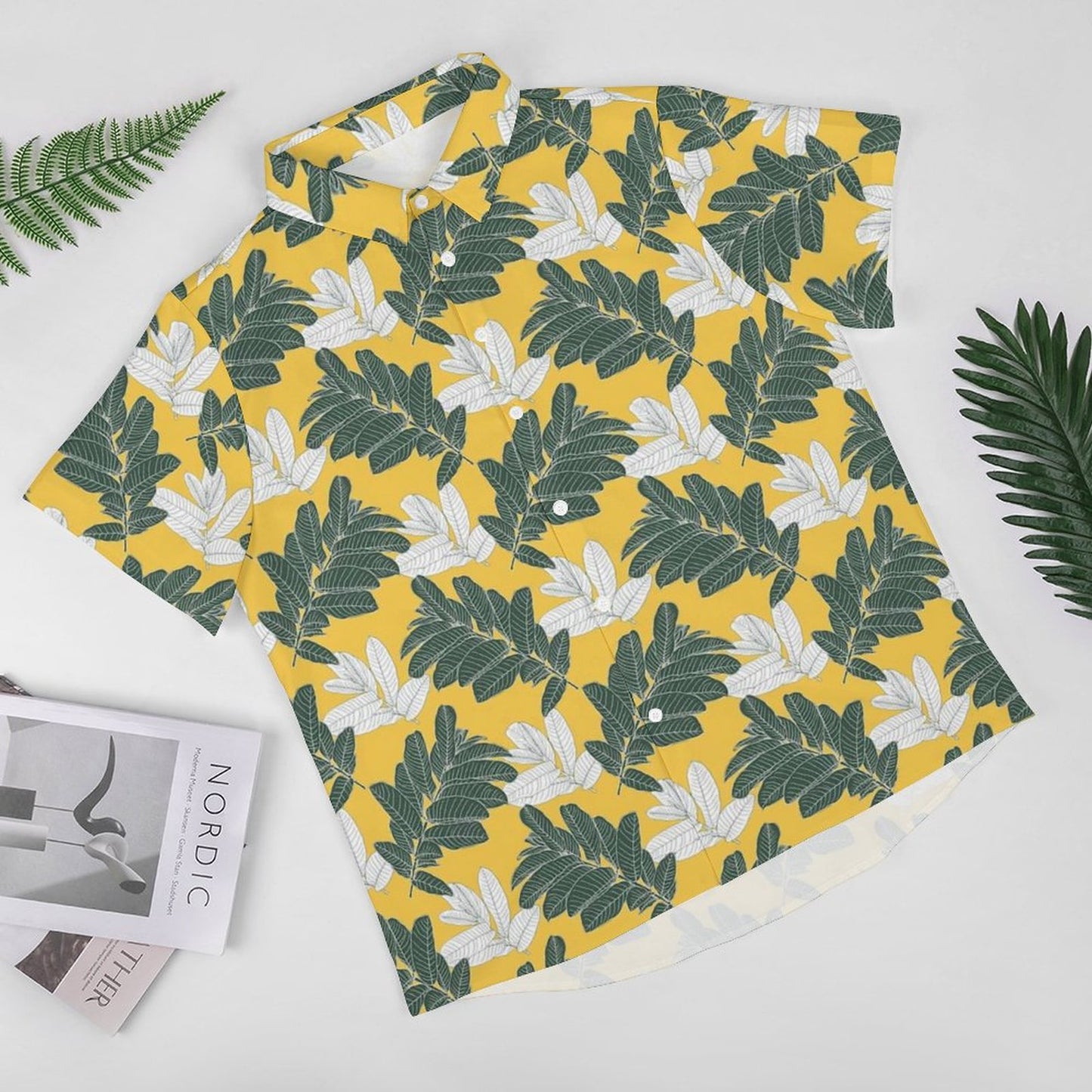 Men's Fashion Casual Printed Short Sleeve Shirts 2306104061